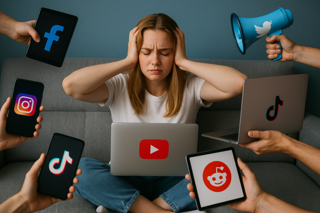 Signs of Digital detox or Frustration