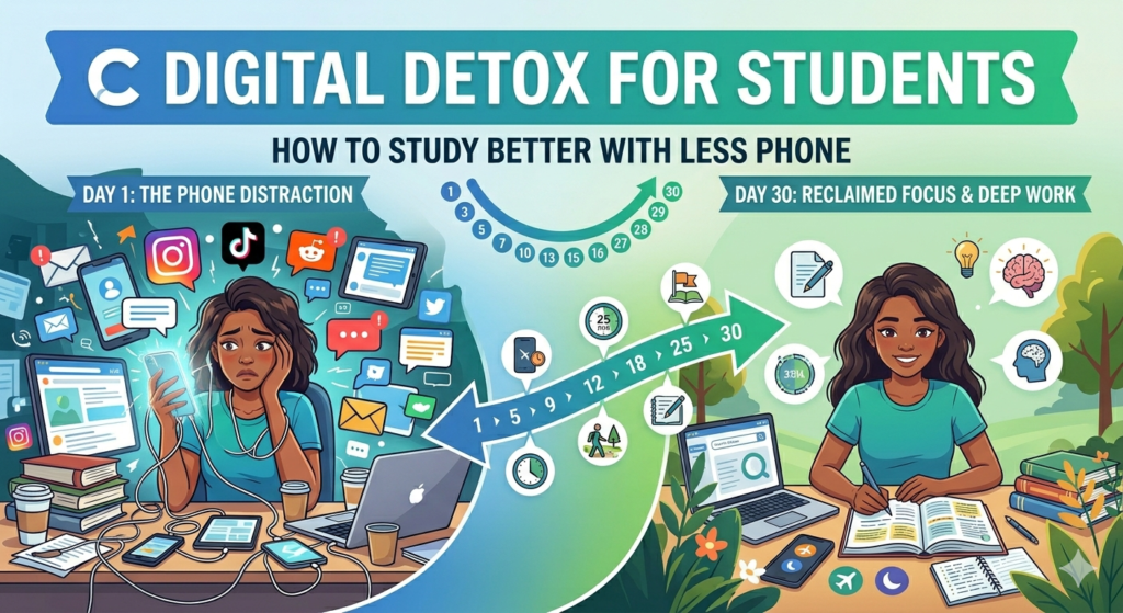 Digital detox for student 
Detoxification