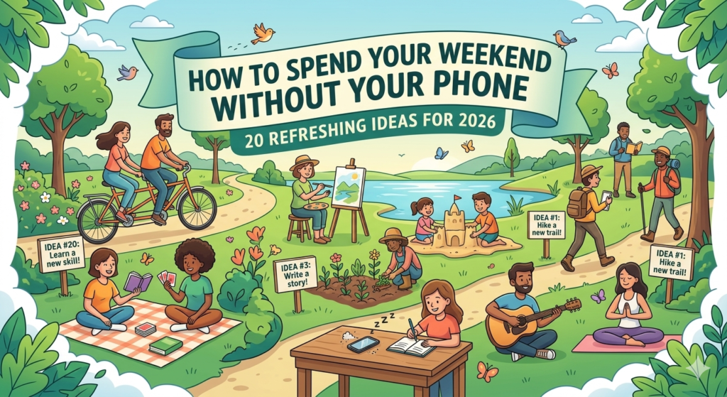 How to Spend Your Weekend Without Your Phone — 20 Refreshing Ideas for 2026