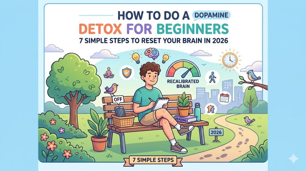How to Do a Dopamine Detox for Beginners — 7 Simple Steps to Reset Your Brain in 2026