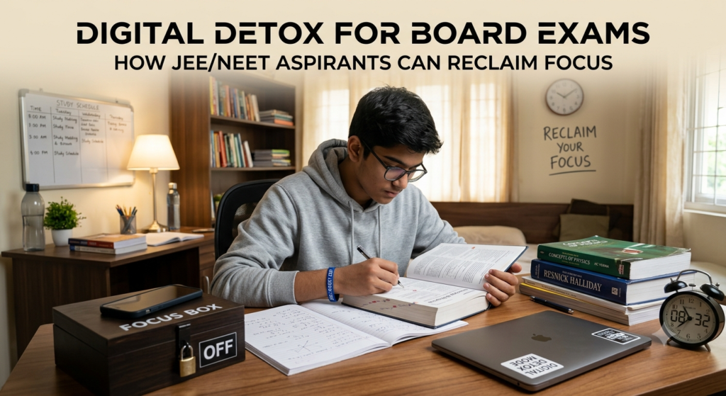 Digital Detox for Board Exams: How JEE/NEET Aspirants Can Reclaim Focus